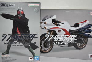 30S 【未開封品】 S.H.Figuarts シン・仮面ライダー 仮面ライダー第2号 サイクロン号 セット 魂ウェブ商店 BANDAI バンダイ フィギュア