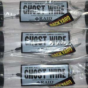 65S 【未開封品】 レイドジャパン RAID JAPAN ゴーストワイヤー GHOST WIRE 3個セット #GW02. HALF FISH HOLOの画像1