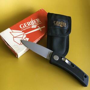 Vintage GERBER ガ－バ－ 7010 Bolt-Action Utility ブラッキ－コリンズ 赤箱 （廃盤品）の画像8