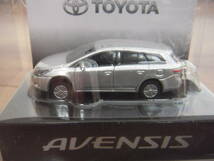 トヨタ　アベンシス　ミニカー　銀　シルバー　TOYOTA　AVENSIS_画像2