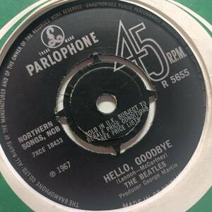 即決 UK シングル THE BEATLES Hello Goodbye / I am The Walrus 7XCE-18433　ビートルズ YA 