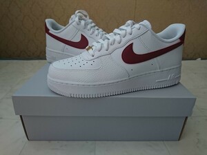 新品 NIKE AIR FORCE1 '07 Low ナイキ エアフォース1 WHITE/TEAM RED-WHITE ゲームロイヤル