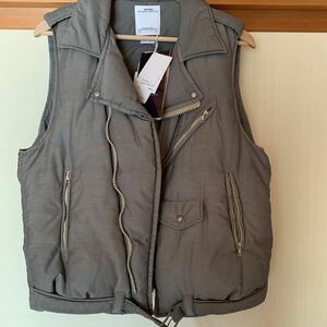 visvimSTRABLER DOWN VEST（OVERDYE）2　grey ICT-GORETEXMUDOVERDYEictcoachdrylhamodoteictcoachdryaourneyman