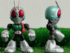 BANDAI★THE仮面ライダーズ7 [04.仮面ライダー新1号] フィギュア 開封済み美品 ＊バンダイ 食玩