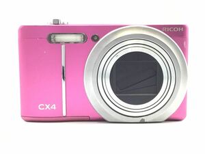 12138 【動作品】 RICOH リコー CX4 コンパクトデジタルカメラ バッテリー付属