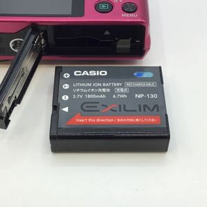 67009 【動作品】 CASIO カシオ EXILIM EX-ZR200 コンパクトデジタルカメラ 純正バッテリー付属の画像9