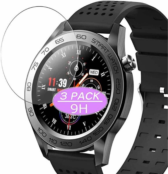 腕時計用画面保護フィルム 3枚入り　SMaroh F22U F22 1.54 smart watch