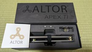 ALTOR ロック　APEX TI アペックスチタニウム　チタン製自転車ロック
