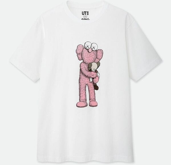 カウズ × ユニクロ ピンク BFF Tシャツ Uniqlo KAWS Pink BFF Tee 