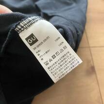 GUジーユーポケモン カビゴンTシャツ オーバーサイズ ネイビー黒◆メンズXL_画像6