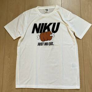 NIKUニク NIKEナイキパロディTシャツ パロT 白◆メンズM