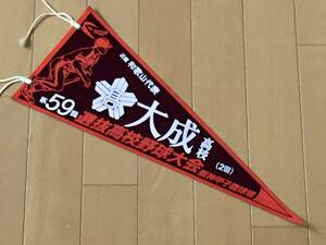 1987年 近畿 和歌山代表 大成高校(2回目)ペナント/第59回選抜高校野球大会/阪神甲子園球場