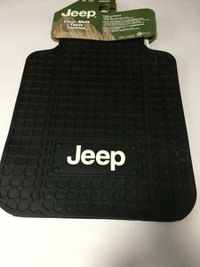 JEEPフロント　フロアマット！２枚セット新品！TJラングラー三菱ジープ　JKラングラー　