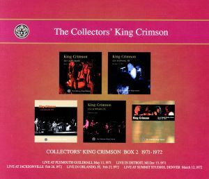 ＣＯＬＬＥＣＴＯＲＳ’　ＫＩＮＧ　ＣＲＩＭＳＯＮ　［ＢＯＸ２］　１９７１－１９７２／キング・クリムゾン