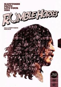 ＫＡＺＵＹＯＳＨＩ　ＳＡＩＴＯ　ＬＩＶＥ　ＴＯＵＲ　２０１４“Ｒｕｍｂｌｅ　Ｈｏｒｓｅｓ”Ｌｉｖｅ　ａｔ　ＺＥＰＰ　ＴＯＫＹＯ　２