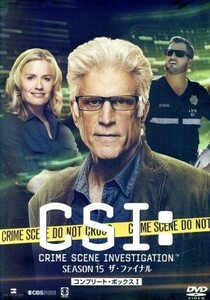 ＣＳＩ：科学捜査班　シーズン１５　ザ・ファイナル　コンプリートＤＶＤ　ＢＯＸ－Ｉ／テッド・ダンソン,エリザベス・シュー,ジョージ・イ