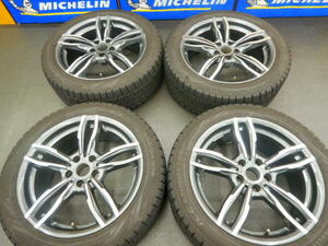 A:美品！ＢＭＷ　５シリーズ（Ｇ３０，Ｇ３１）用　MAK　LUFT-FF　8J-18+30　5-112　ピレリ　アイスA　RFT　245/45-18　セット。お安く！