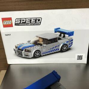 中古 レゴ LEGO スピードチャンピオン ワイルドスピード スカイライン GT-R (R34) 76917 1970 ダッジ チャージャー R/T 76912 2台セットの画像8
