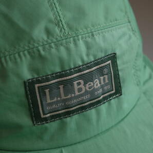 L.L.bean キャップ 90s ナイロンジャケット リメイク ロングビル llbean グリーンタグ 帽子(検Eddie Bauer usa ヴィンテージの画像4