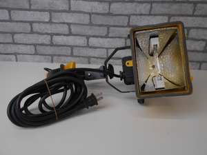 ◆SERIES 作業用 ハロゲン投光器 グリップ付 システム WL-262A　100V 適合ランプ 最大250W 工具　照明　照明器具　ジャンク　1円スタート！
