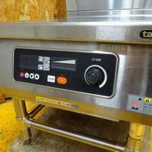(1274)タニコー 業務用 ローレンジ IH調理器 IHコンロ TIH-L5N 2021年製 三相200V W450×D600×H450 BG500mm 中古 厨房 引き取りも歓迎の画像5