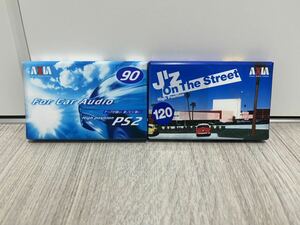 【未使用品】AXIA ハイポジ 2本組 120分 J'z On The Street JZ2S レア品 日本製 富士写真フィルム ハイポジション カセットテープ 90分