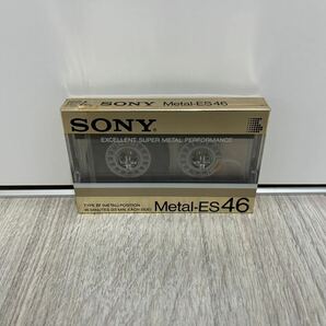 【希少・未使用品】SONY Metal-ES 46 カセットテープ メタルポジション タイプIV 日本製 メタルポジション レア 廃盤 ソニー 美品の画像1