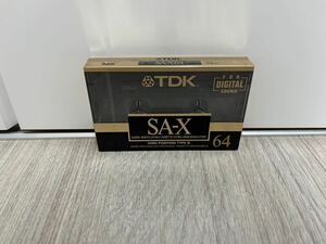 【希少・未使用品】TDK SA-X 64 ハイポジカセットテープ ハイポジション TYPE II 64分 音楽録音用 