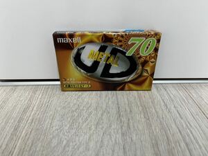 【希少・未使用品】maxell UD 70 METAL メタルポジション 70分 レア カセットテープ MUD-70M 日本製 日立マクセル 音楽録音用 オーディオ