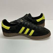 C273 adidas Originals MUNCHEN アディダス ミュンヘン 1997年製 AC3089 ローカットスニーカー US8.5 (27.0) ブラック イエロー_画像5