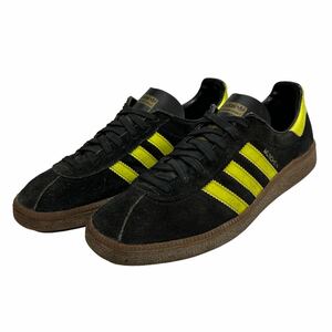 C273 adidas Originals MUNCHEN アディダス ミュンヘン 1997年製 AC3089 ローカットスニーカー US8.5 (27.0) ブラック イエロー