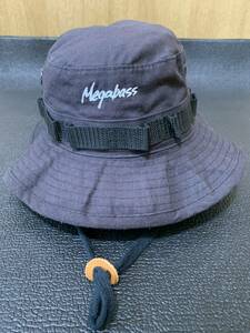 ◆ Megabass メガバス FISHING HAT ◆ SIZE 7 1/4 （約58ｃｍ）◆ BLACK ◆