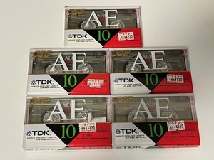 未開封品　5本セット　TDK カセットテープ　AE10
