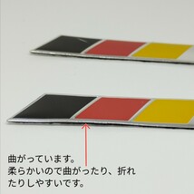 送料84円 2個セット 訳有品 ドイツ アルミ エンブレム ステッカー BMWベンツ ワーゲン アウディ ポルシェ マイバッハ フォード A31_画像4