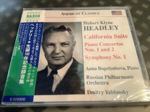 ○ヘッドリー　　生誕100年記念　　カルフォルニア組曲　　ピアノ協奏曲　　　ヤブロンスキー指揮