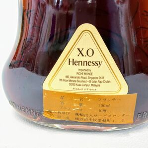 ヘネシー XO 金キャップ クリアボトル 旧ラベル ブランデー コニャック 未開封  Hennessy ◆3115/登呂店の画像3