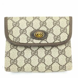 グッチ　コスメポーチ　GG　ベージュ　小物入れ　GUCCI　中古　◆3111/藤枝インター店