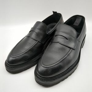 ダブルエイチ　WHS0507　コインローファー　ブラック　SIZE 25.5cm　BEKKU HOMME別注　WH ◆3109/宮竹店