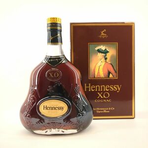 未開封 ヘネシー Hennessy XO 金キャップ クリアボトル 700ml 40% ブランデー コニャック 　箱付　洋酒 ◆3107/SBS通り店