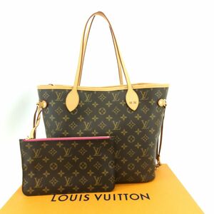 ルイヴィトン　トートバッグ　ネヴァーフルMM　モノグラム　M41178　ポーチ付　LOUIS VUITTON　中古　◆3111/藤枝インター店