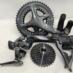 SHIMANO claris クラリス R2000 フロント＆リアディレイラー STIレバー スプロケット クランクセット シマノ ◆3117/登呂バザール店の画像1