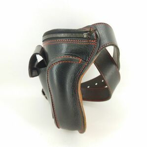 【美品】HYOD× GAHO LEATHER HIP BAG-TYPE-C ヒョウドウ レザーヒップバッグ バイク用品 ライダース◆3110/フィールドギア浜松宮竹店の画像2