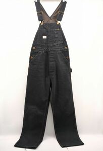 トロフィー クロージング　オーバーオール　ブラック　SIZE 28　メンズ　TROPHY CLOTHING ◆3109/宮竹店