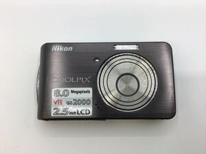 53737 【動作品】 Nikon ニコン COOLPIX S520 コンパクトデジタルカメラ 純正バッテリー付属