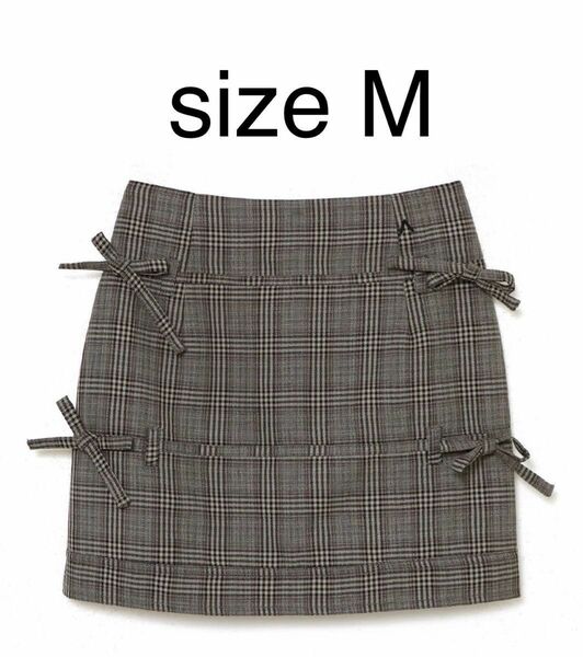 Andmary Hanna check mini skirt size M