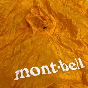 H■① mont-bell モンベル Stellaridge Tent 3 ステラリッジテント 3型 レインフライ イエロー 黄色 ロープ/ペグ付き キャンプ アウトドアの画像2