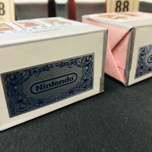 T■未開封 Nintendo 任天堂 花札 カードゲーム 朝日櫻 ハ々花黒 八々花赤 外箱 / ケース付き 昭和レトロ コレクション 玩具 保管品の画像7