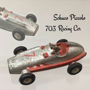 SU■当時物■⑩ Schuco Piccolo シュコー ピッコロ ミニカー レーシングカー 703 MERCEDES 2.5L メルセデス 1/90 西ドイツ製 ヴィンテージ 