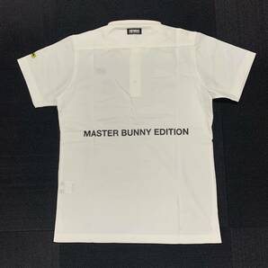 Y■未使用■④ MASTER BUNNY EDITION × BATMAN マスターバニー バットマン 10周年 半袖 ポロシャツ 2枚 白 サイズ3 メンズ ゴルフウェア の画像6