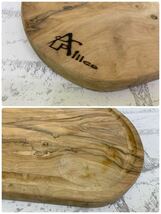 Y■ ALPilles アルピーユ 木製 カッティングボード 2枚 厚さ2㎝ 耳付き 一枚板 木目 天然木 まな板 キッチン用品 アウトドア キャンプ _画像9